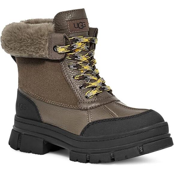 UGG Women's Ashton Addie Snow Boot Slate Brown Size 5 New Without Box - Picture 1 of 9